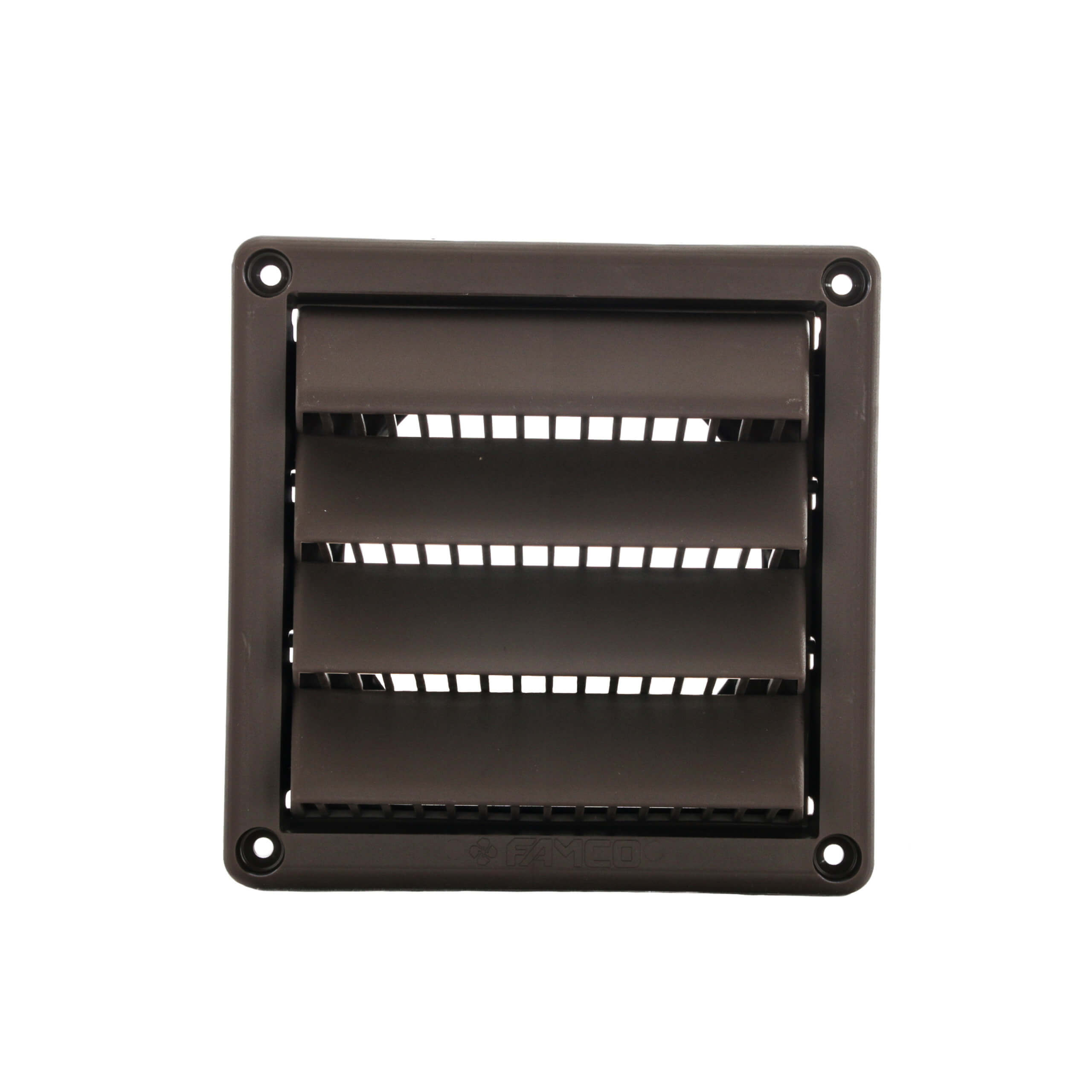 Plastic Wall Vent with Fixed Louvers