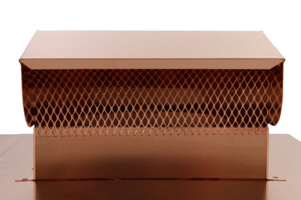 FAMCO Bath Fan / Kitchen Exhaust - Roof Vent - Copper (Front View) zoomed in