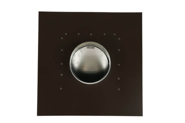 FAMCO Bath Fan / Kitchen Exhaust - Roof Vent with Extension - Painted Steel (Bottom View)