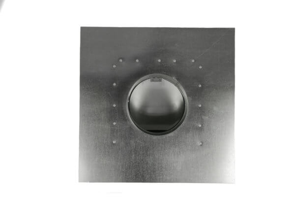 FAMCO Bath Fan / Kitchen Exhaust - Roof Vent with Extension - Galv Steel (Bottom View)