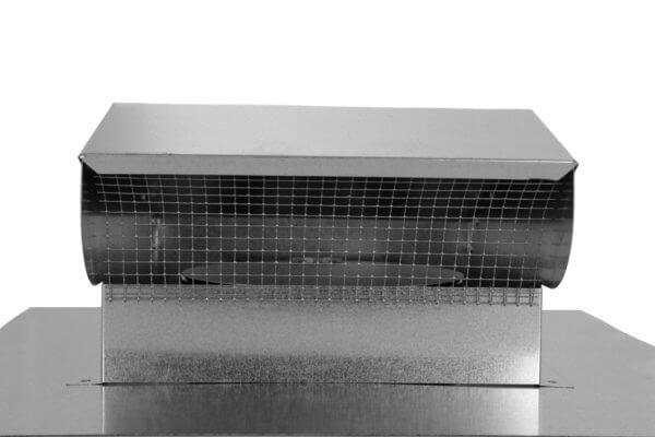 FAMCO Bath Fan / Kitchen Exhaust - Roof Vent - Galvanized Steel (Front View)