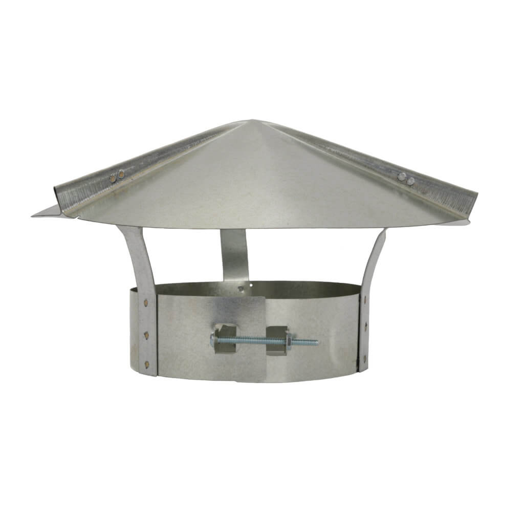 USA made round base chimney caps for sale. 6 in up to 12 in FAMCO