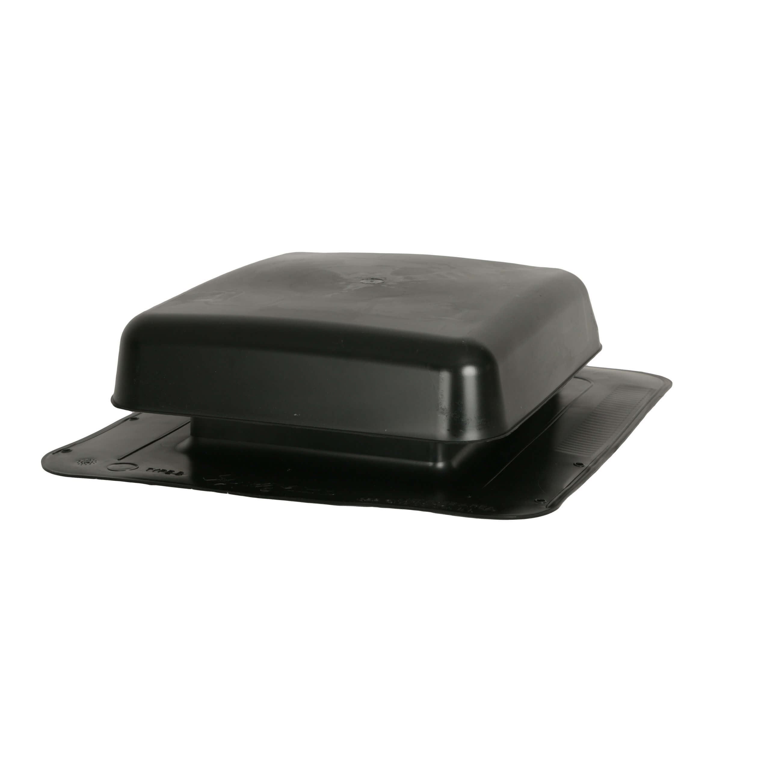 Plastic Roof Vent with 50 Sq. Inch Net Free Area in black.