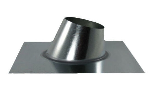 FAMCO Pipe Flashing - Adjustable 0-6/12 Pitch - Galvanized Steel