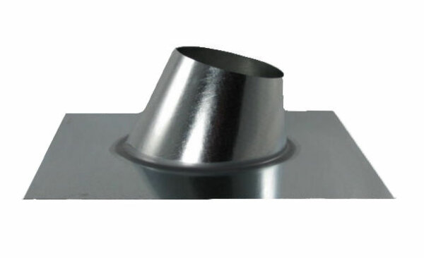 FAMCO B-Vent Pipe Flashing - Adjustable 0-6/12 Pitch (Side) - Galvanized Steel
