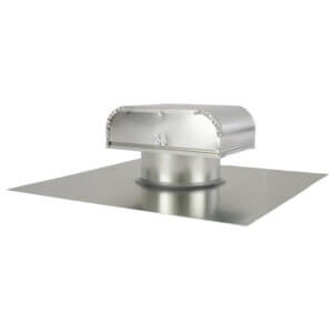 FAMCO J Vent with Shake Base (Side) - Galvanized Steel