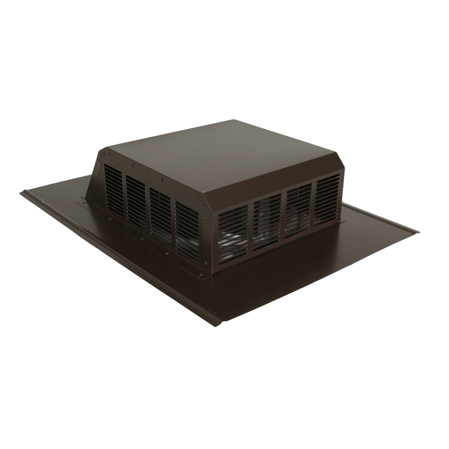 Galvanized Steel Louvered Roof Vent w/ Slant Back FAMCO