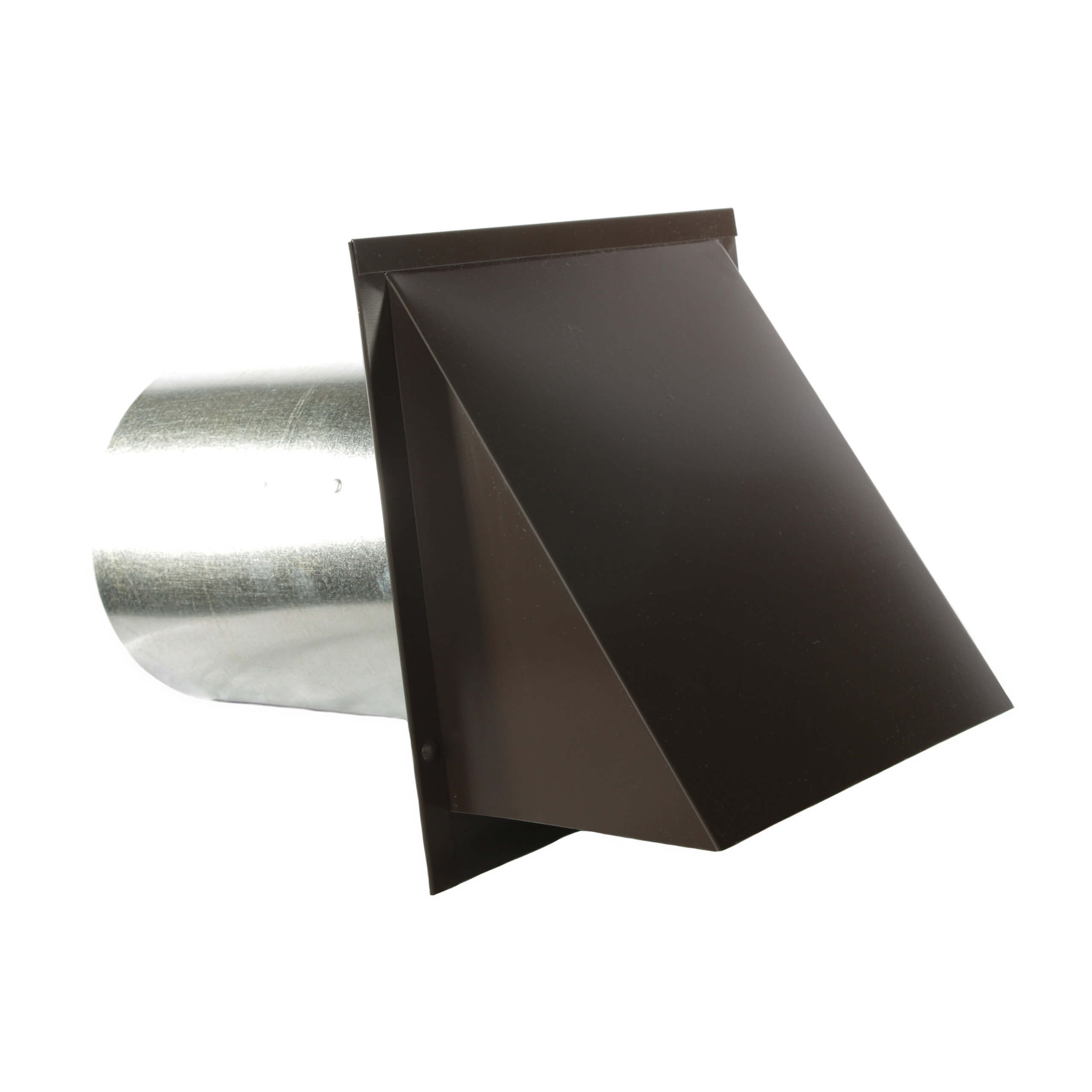 4 Inch Copper Exterior Side Wall Cap with Damper and Screen