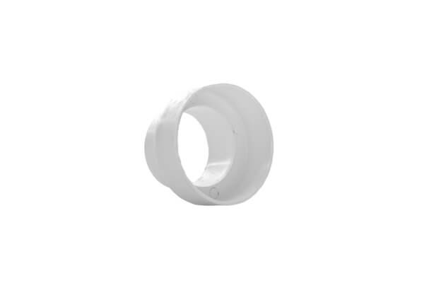 FAMCO Plastic 4 inch to 3 inch Duct Reducer - White (Bottom)