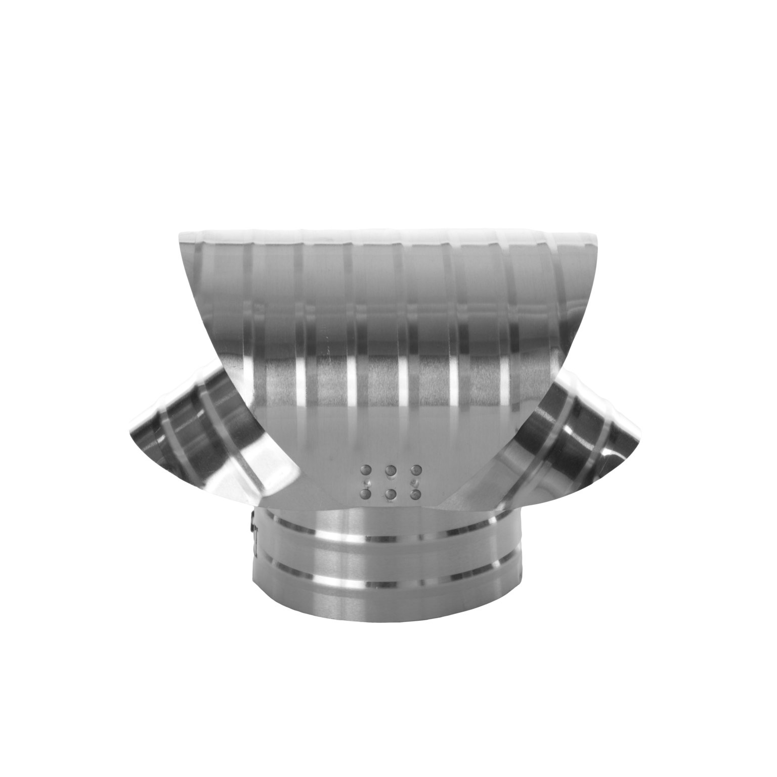 Round Base Chimney Vacuum Cap Aluminum FAMCO