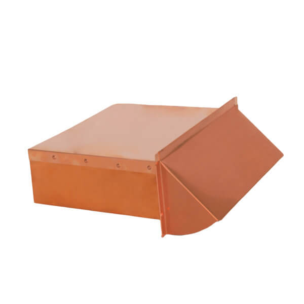 The FAMCO WV310CU rectangular wall vent, copper
