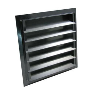 FAMCO Louvered Gable Vent - Galvanized Steel