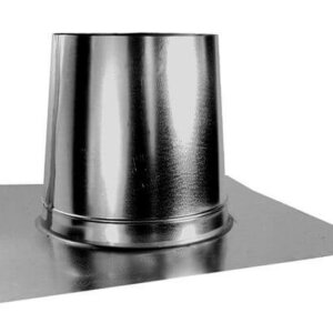 FAMCO Tall Pipe Flashing - Flat Pitch Roof (Side) - Galvanized Steel