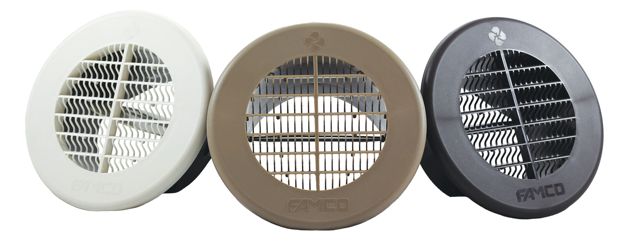 FAMCO Round Soffit Exhaust Fan Eave Vent 4 Inch FAMCO
