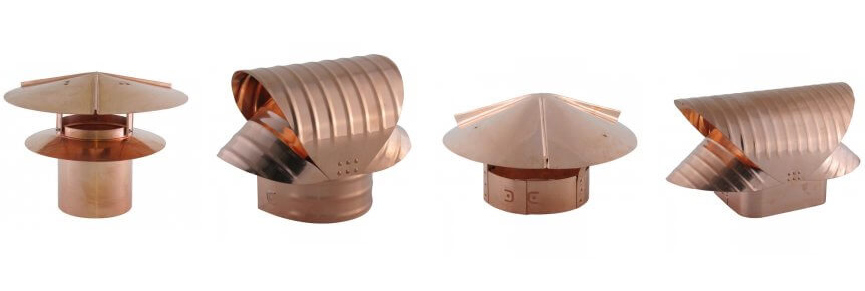 Copper Vent Caps for Roof