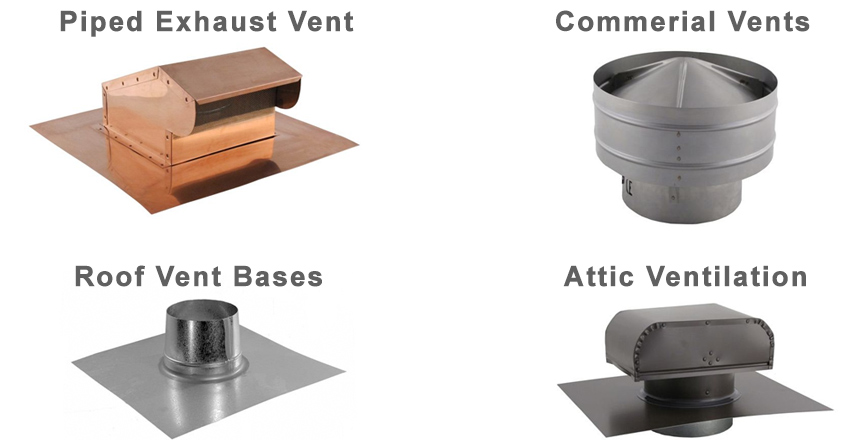 There are Many Roof Vent Types to Choose from Online at FAMCO Since 1989