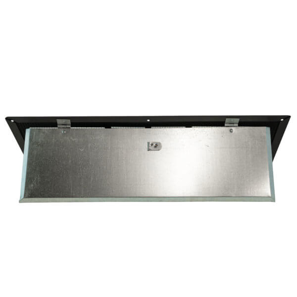 Louvered Foundation Vent with Damper - Painted