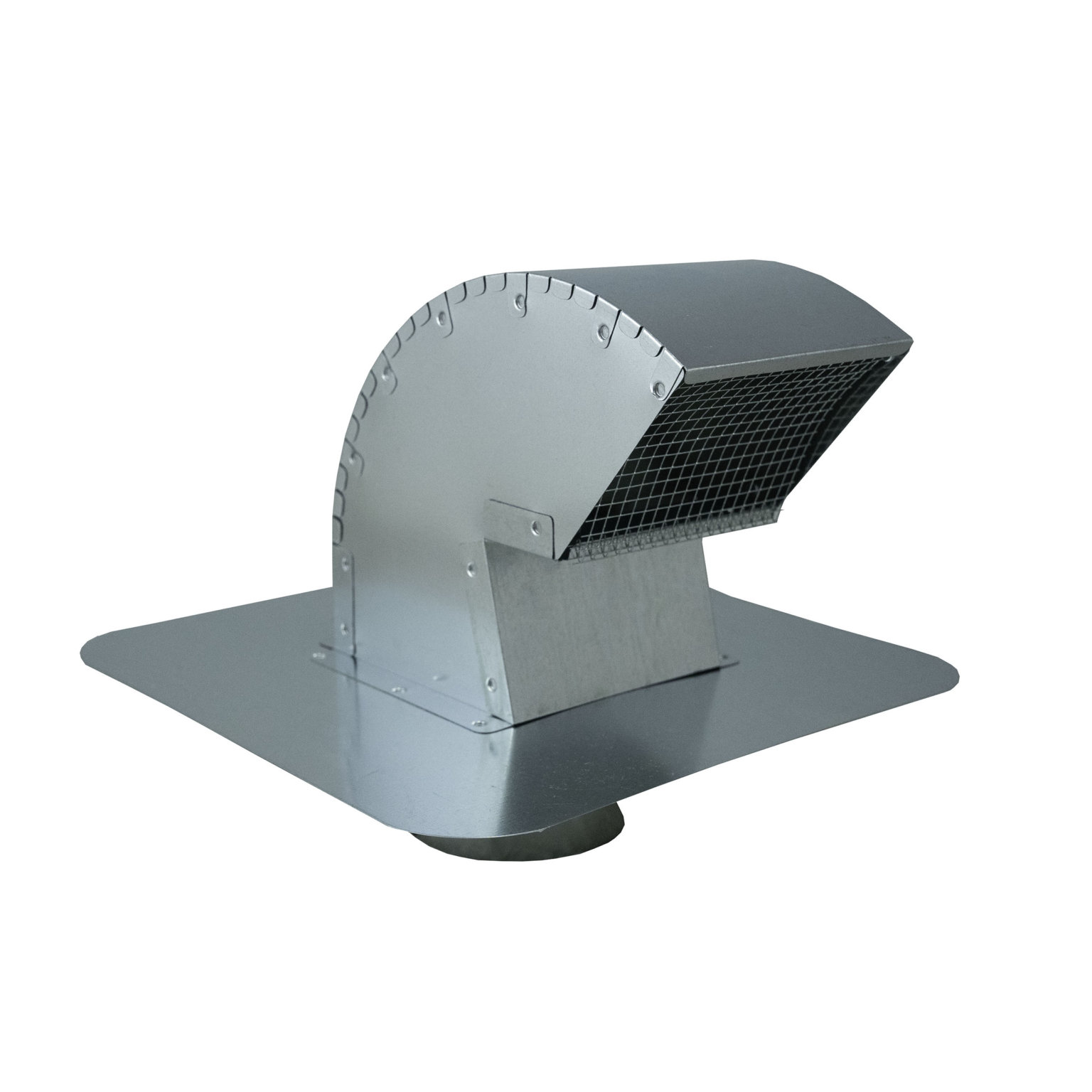 Goose Neck Exhaust Roof Vent with Extension Galvanized FAMCO