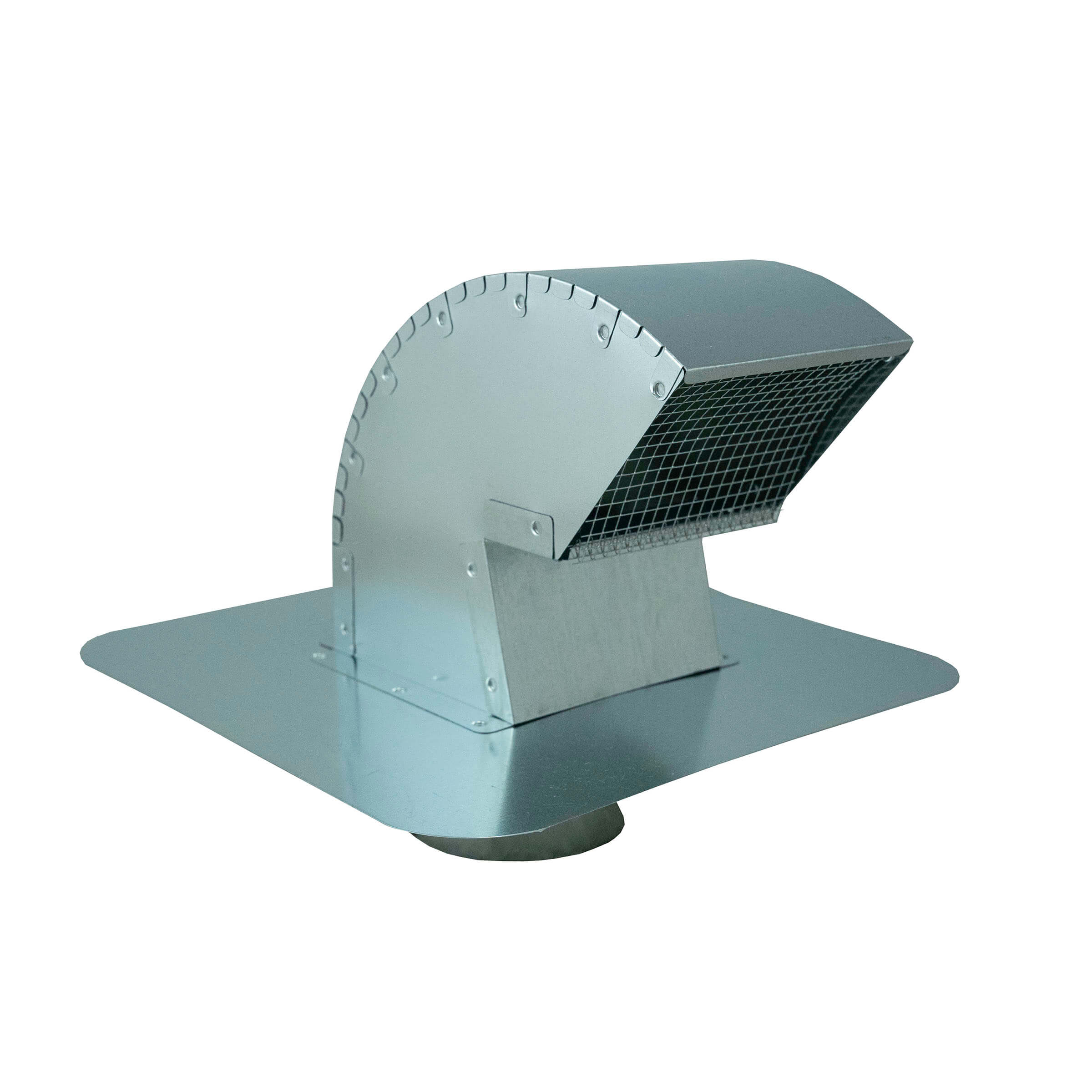 Goose Neck Exhaust Roof Vent with Extension Galvanized FAMCO