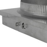 Stainless steel Masonry to Metal Chimney Transition.