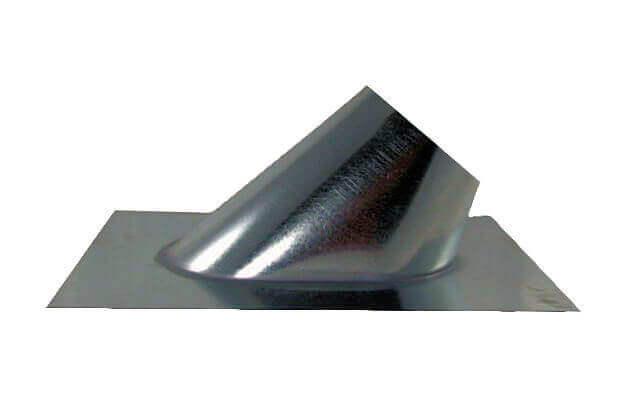 FAMCO Pipe Flashing - Adjustable 7-12/12 Pitch-0 (Side) - Galvanized Steel