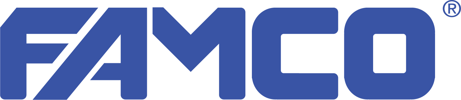 FAMCO MFG Logo with Registered Mark